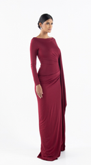 فستان مارون