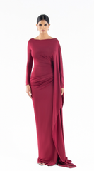 فستان مارون