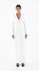 بدله بيضاء من ثلاث قطع