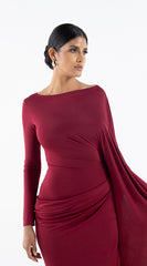 فستان مارون