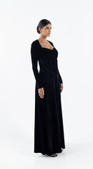 جمب سوت من خام المخمل مع كورسيه منفصل